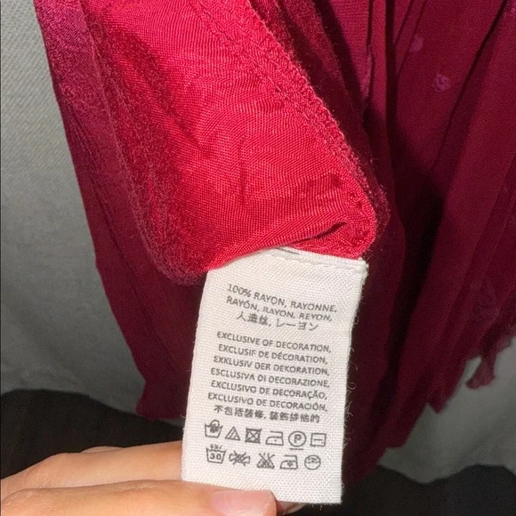 Free People Strappy Burgundy Dress - Picture 13 of 13